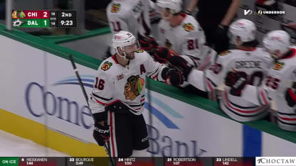 CHI@DAL: Dickinson scores goal against Jake Oettinger