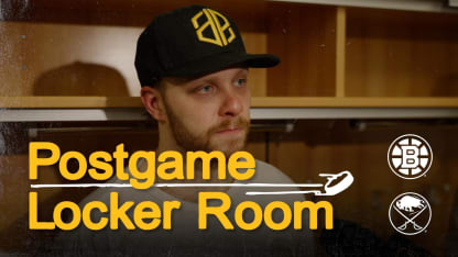 Locker Room Raw: Pastrnak, Mittelstadt, Zacha, Korpi