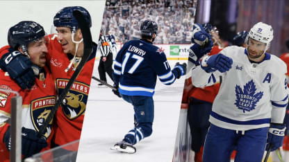 All of Friday's playoff goals