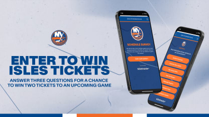 Enter to Win 2 Tickets to an Islanders Game