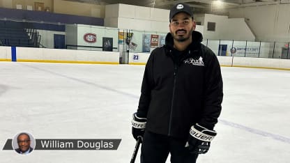 Umar Khan giving back as Ice Hockey In Harlem volunteer coach