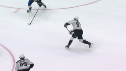 Sean Durzi with a Powerplay Goal vs. St. Louis Blues