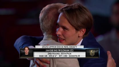 Ihs-Wozniak vald som 55:e spelare totalt av Vegas