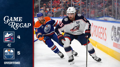Columbus Blue Jackets Edmonton Oilers game recap November 10 2025