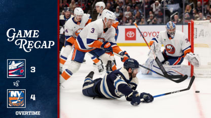 New York Islanders Columbus Blue Jackets game recap February 28 2026