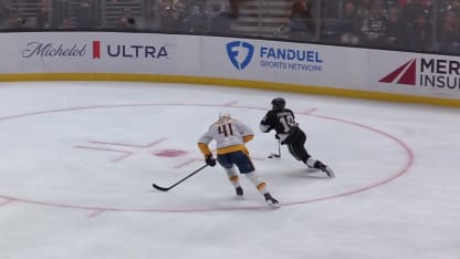 NSH@LAK: Kempe scores goal against Juuse Saros