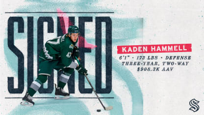Seattle Kraken Sign Kaden Hammell to Entry-Level Contract-pr