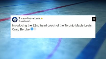 Craig Berube hired as Leafs coach