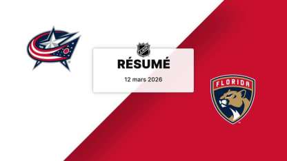 CBJ vs FLA | Résumé | 12/03/2026