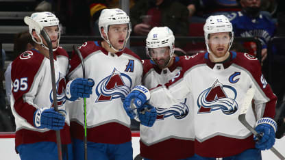 Mikko Rantanen Andre Burakovsky Nazem Kadri Gabriel Landeskog Vancouver Canucks