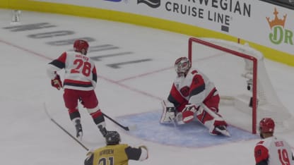 CAR@VGK: Marner scores goal against Frederik Andersen