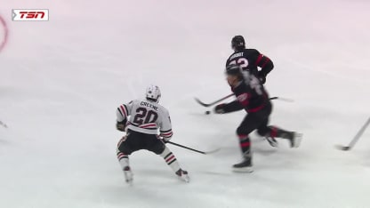 CHI@OTT: Tkachuk scores goal against Arvid Soderblom