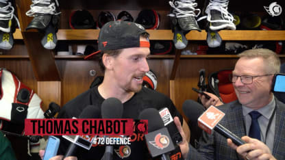 Thomas Chabot dispo médias après le match contre LAK