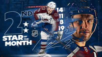 Rantanen NHL's Second Star of the Month