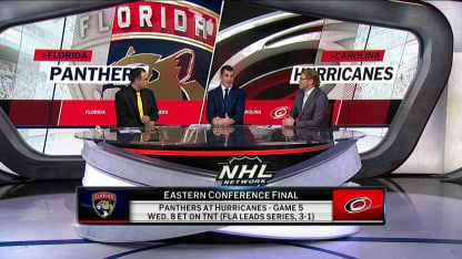 NHL Tonight previews Game 5 between Panthers and Canes