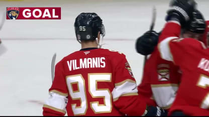 Vilmanis buries one-timer