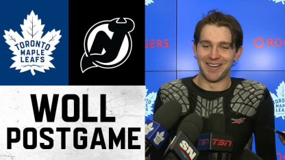 Joseph Woll | Post Game vs New Jersey Devils