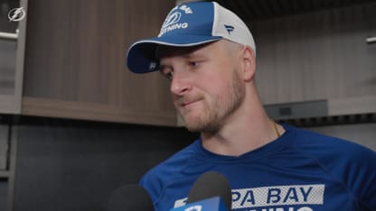 Darren Raddysh | Postgame at Boston Bruins