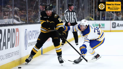 Need to Know: Bruins at Sabres 