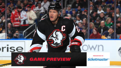 20230311 Sabres Rangers Okposo Mediawall Preview Overlay