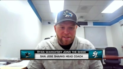 San Jose Sharks head coach Ryan Warsofsky 