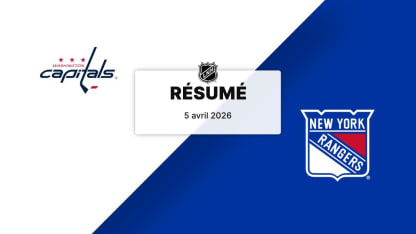 WSH vs NYR | Résumé | 05/04/2026