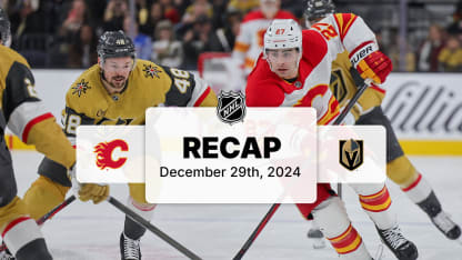 CGY at VGK | Recap