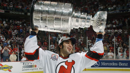 Gomez NJD lifting stanley cup