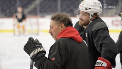 Guy Gaudreau Visits Flames