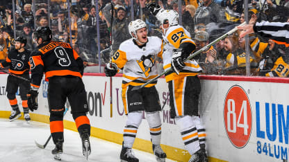 guentzel sidney crosby flyers celebration