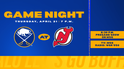 20220421 Sabres Devils Game Night Mediawall
