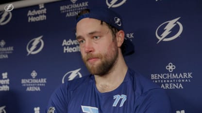 Victor Hedman | Postgame vs Buffalo Sabres