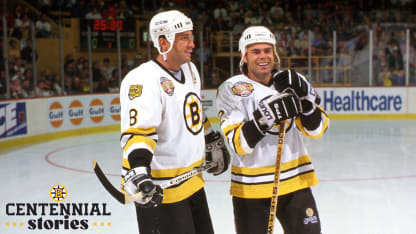 NESN Nostalgia moment when the Bruins retired numbers 9 and 15