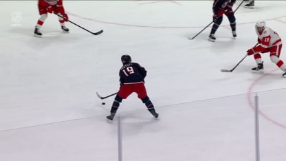 DET@CBJ: Fantilli scores goal against Cam Talbot