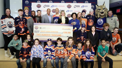 RELEASE: Oilers, NHL, Rogers donate to Grant For Equity & Inclusion