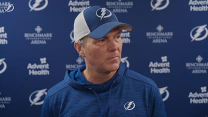 Jon Cooper | Pregame vs New York Rangers