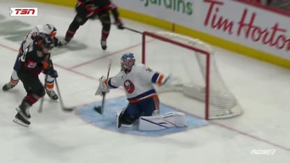 NYI@OTT: Foegele marque un but contre Ilya Sorokin