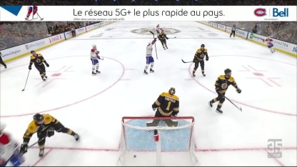 MTL@BOS: Guhle marque un but contre Jeremy Swayman