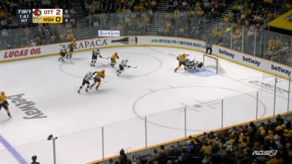 OTT@NSH: Reimer effectue un bel arrêt contre Cole Smith