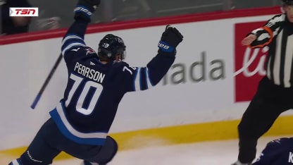 BUF@WPG: Pearson scores goal against Ukko-Pekka Luukkonen