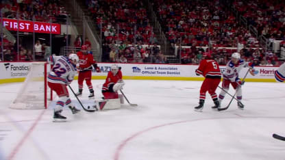 NYR@CAR: Brodzinski scores goal against Brandon Bussi