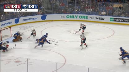 FLA at BUF: Schmidt scores first