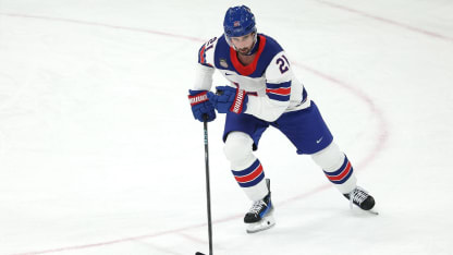 Dylan Larkin talks facing Team Canada for gold medal