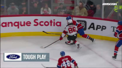 NJD@MTL: Cotter scores goal against Samuel Montembeault