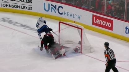 WPG@CAR: Bussi with a great save against Kyle Connor