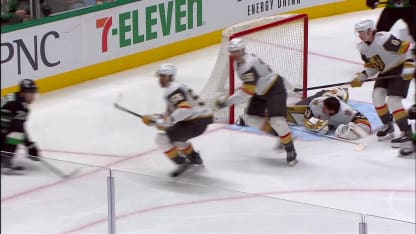 VGK@DAL: Hill with a great save against Mavrik Bourque