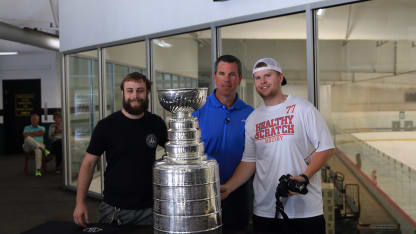 Sullivan with Stanley Cup