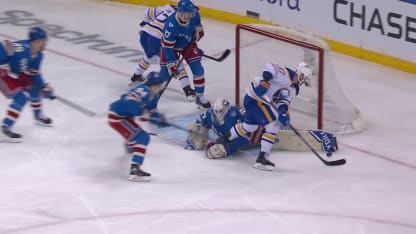 Zucker grinds it out down low for nice goal