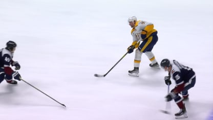 NSH@COL: Bunting scores goal against Mackenzie Blackwood