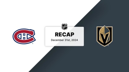 MTL at VGK | Recap